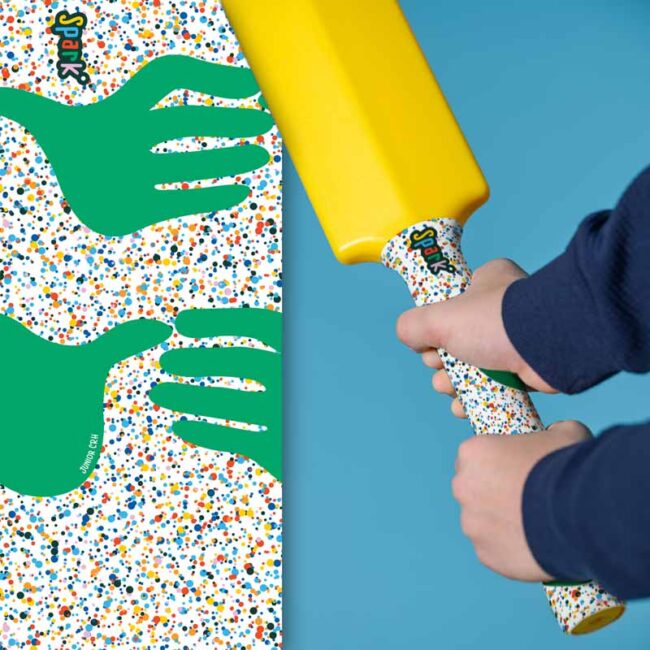 We are spark. Cricket Bat guide grips for kids - 100s & 1000s