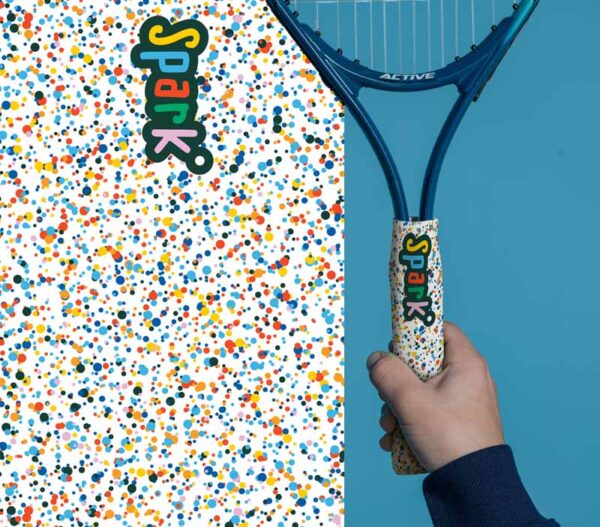 We are spark. Tennis Racquet grips for kids - 100s & 1000s