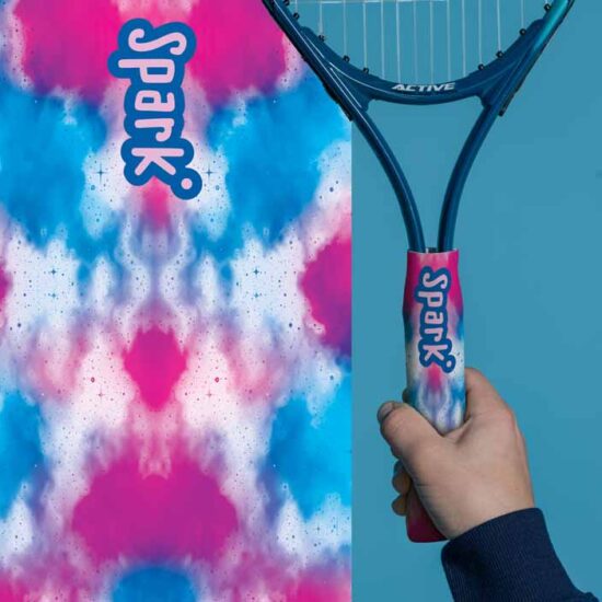 We are spark. Tennis Racquet grips for kids - Galaxy